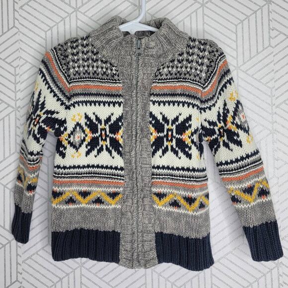 Old Navy Gray Zip-Front Sweater 2T - Picture 1 of 5